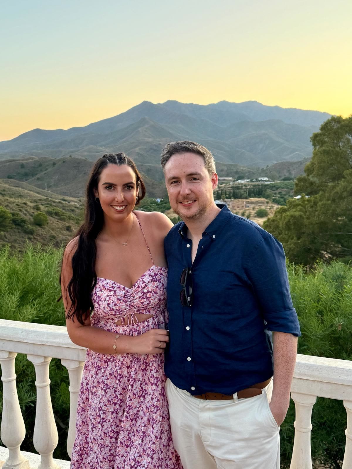 Golden hour in the Spanish mountains